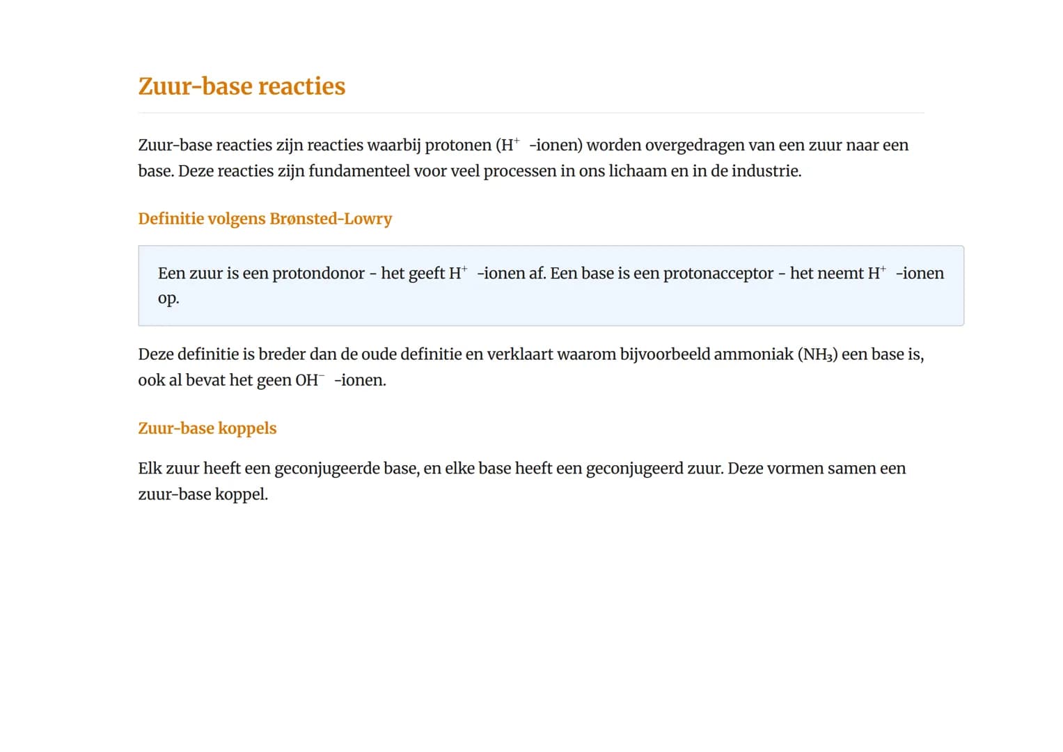 Chemische reacties en reactiemechanismen:
verbranding, zuur-base, redox
Overzicht van de drie belangrijkste reactietypen in de scheikunde
Sc