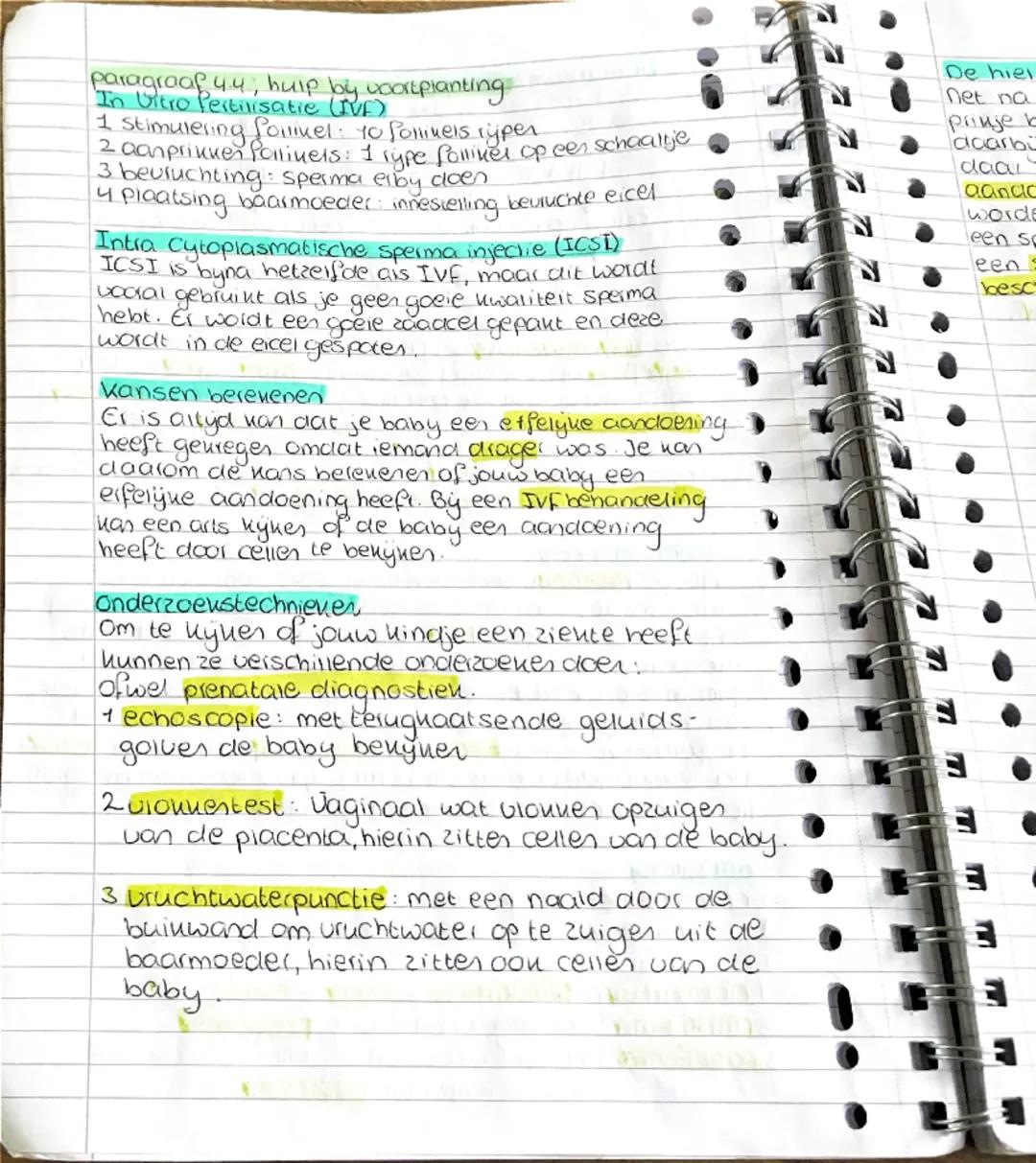 # biologie hoofdstuk 4 ~ voortplanting
# paragraaf 4.1: van eicel tot baby

## bevruchting
1x per maand komt er een eicel vrij: de **eispron