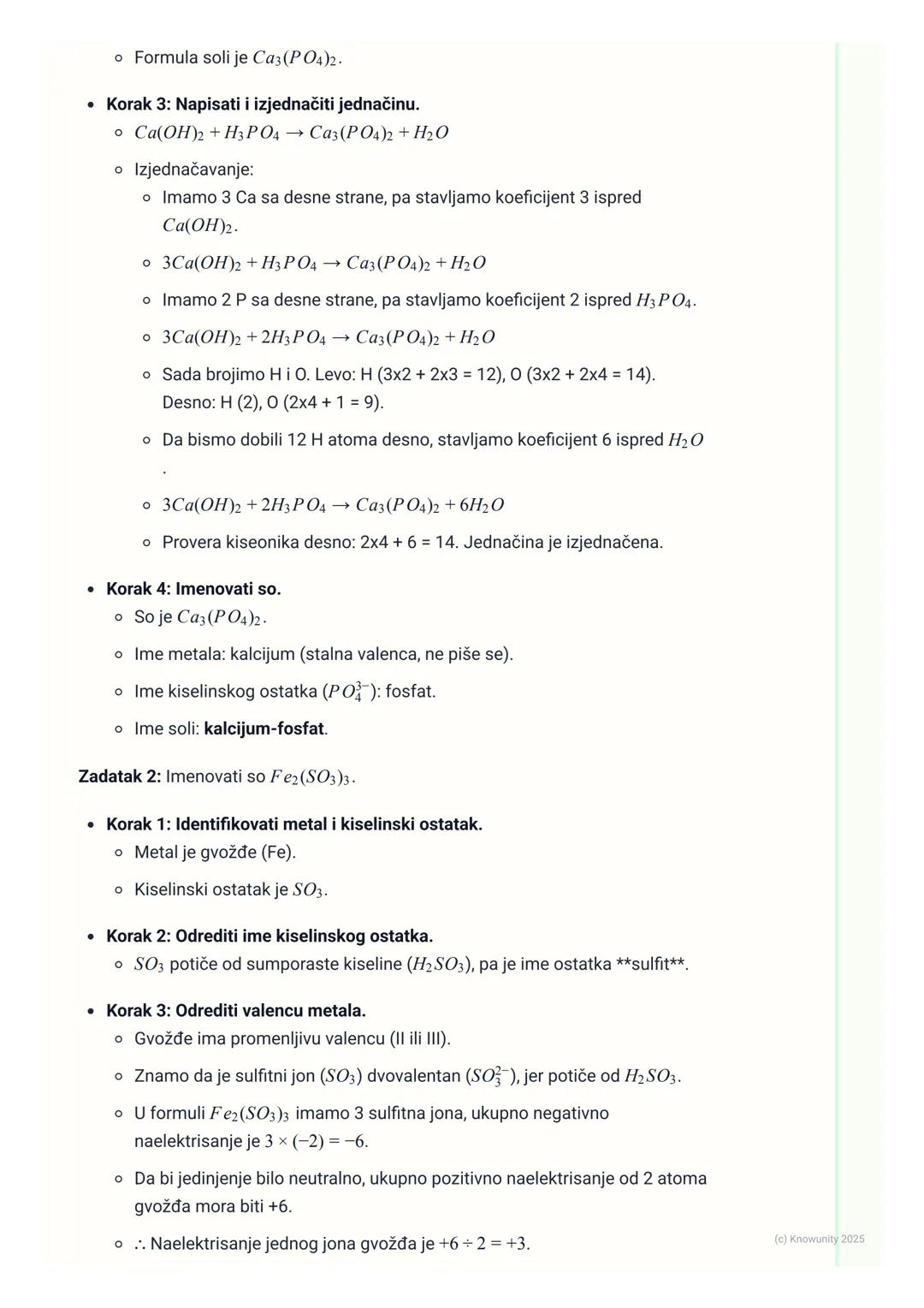 # Soli

Šta su soli? Uvod

Soli su jonska jedinjenja koja nastaju u reakciji neutralizacije između kiseline i
baze. Sastoje se od katjona me