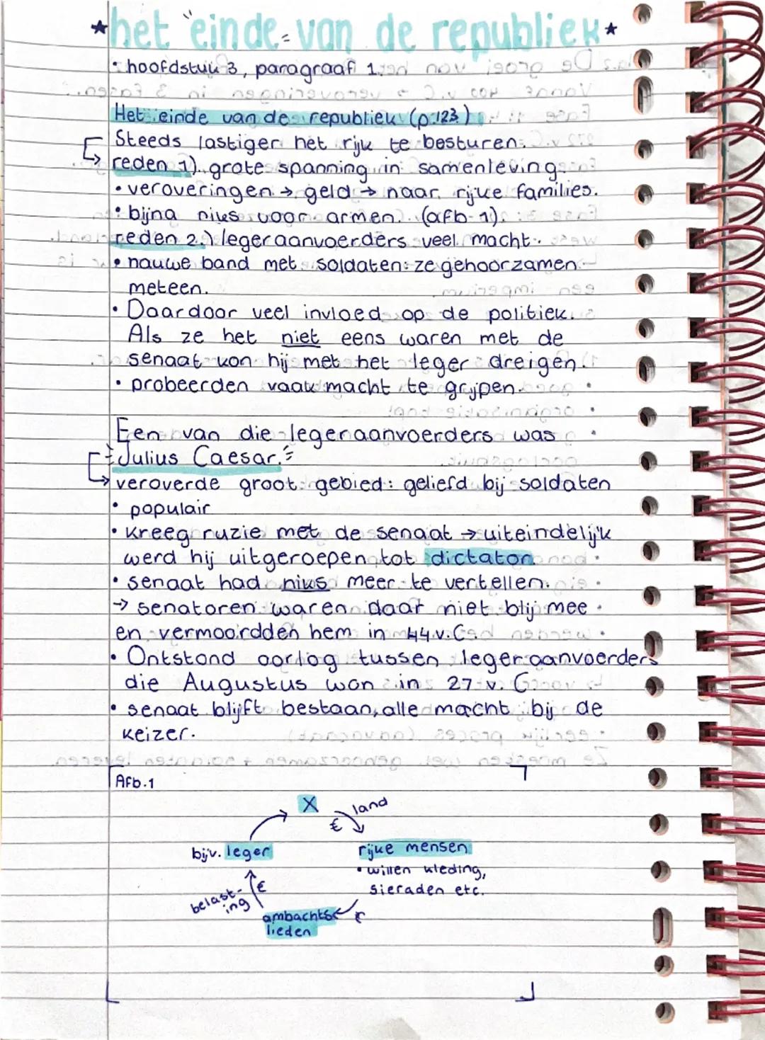 het einde van de republiek
hoofdstuk 3, paragraaf 1
Het einde van de republiek (p.123)
Steeds lastiger het rijk te besturen.
reden 1). grote