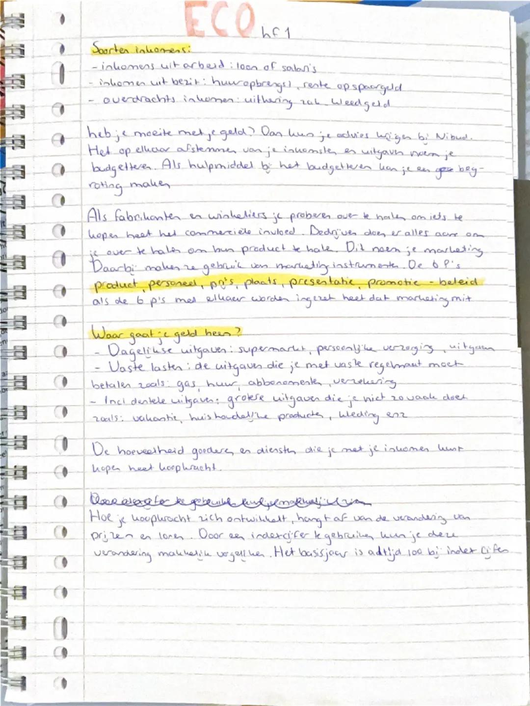 ECO LC1

Soorten inkomensi
- inkomens uit arbeid: loon of salari's.
- inkomen uit bezit: huuropbrengst, rente op spaargeld
- overdrachts ink