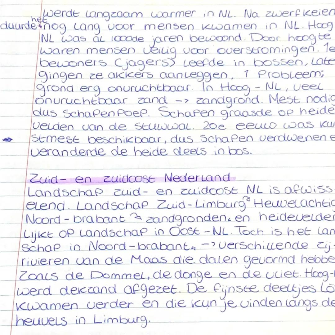# Samenvatting

1.  5 Nederland boven de zeespiegel

Leerdoelen:

*   Je weet hoe NL is gevormd door sedimentatie.
*   Je begrijpt noe Lands