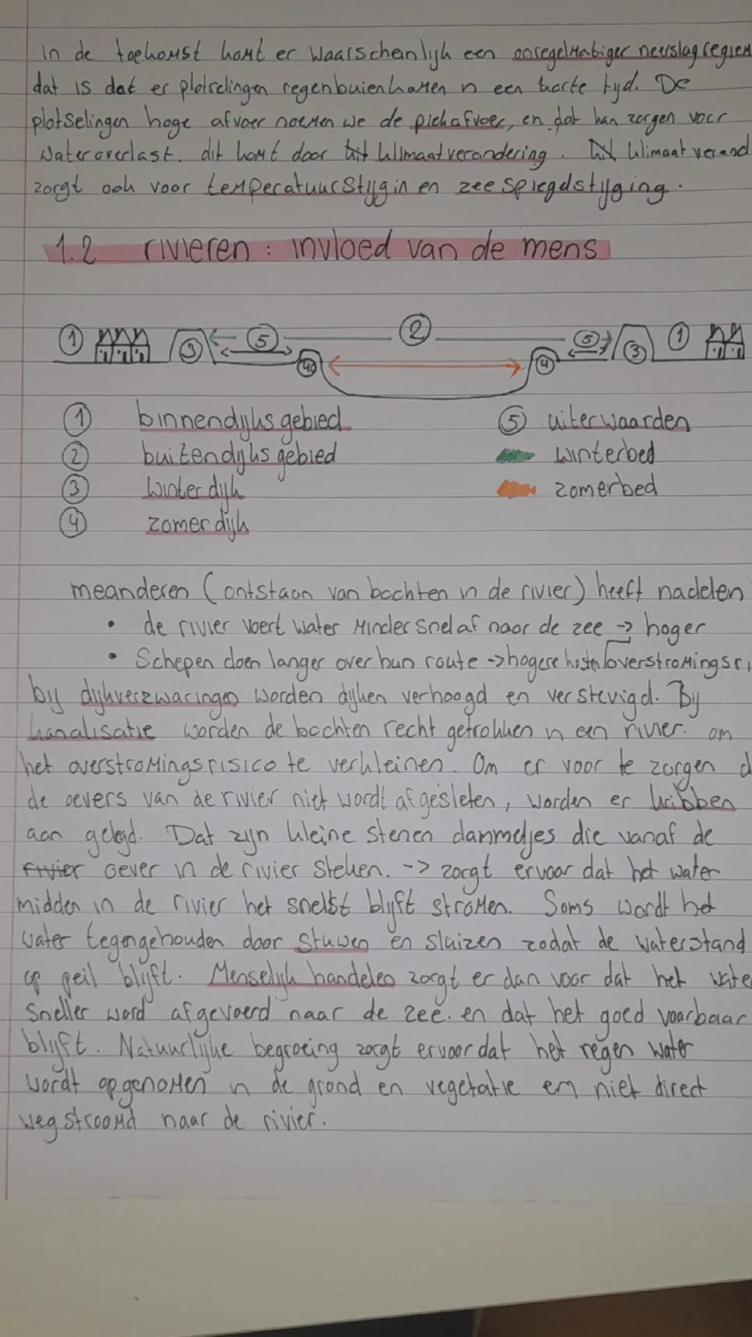 # Aardrijkskunde
hoofdstuk 1: Leefomgeving, Water overlast

11.1 rivieren: de natuur

Hoofdrivieren hebben zij rivieren, dat by elkaar noem 