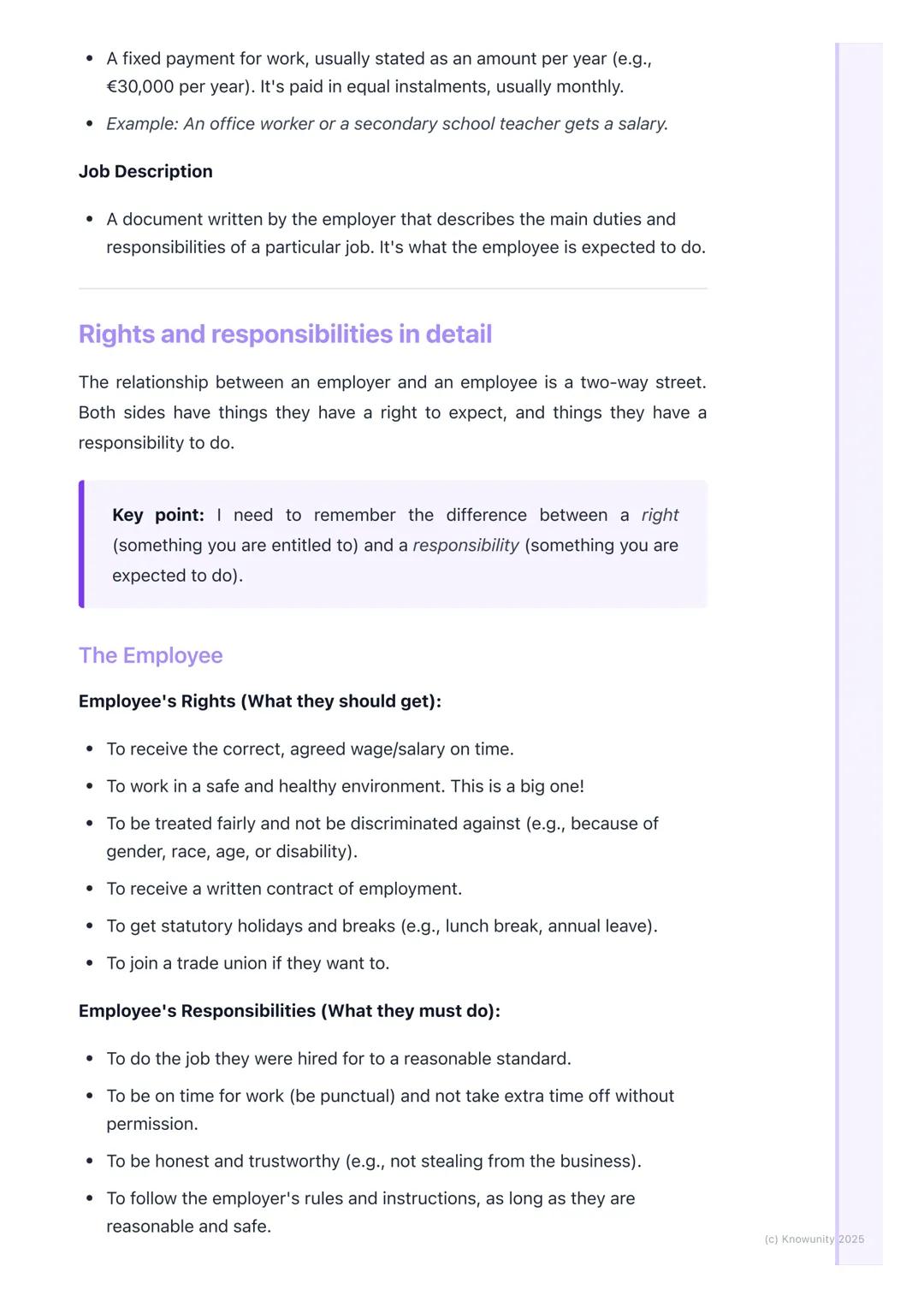 # Employees and Employers

## The relationship between employers and employees

This topic is about the two main groups of people in a busin