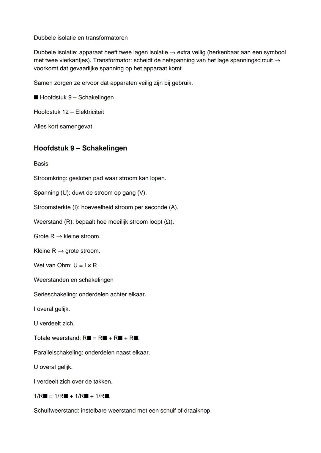 Paragraaf 9.1 - Weerstand en de wet van Ohm

9.1.1 Wat is weerstand?

De weerstand van een onderdeel geeft aan hoe moeilijk het is voor elek