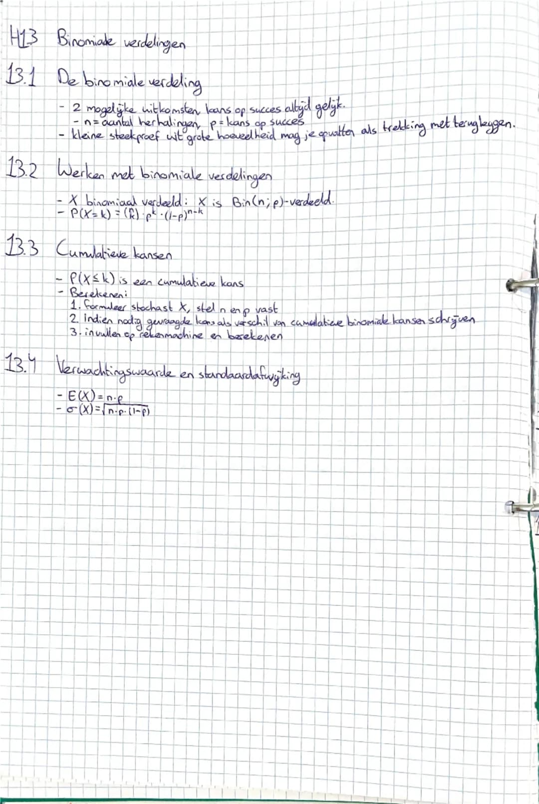 M12 Logaritmische functies
12.1 Logaritmen
-g<sup>t</sup>=a → t=log<sub>g</sub>(a) , a>0, g>0, g≠1
12.2 Logaritmen berekenen
-log<sub>g</sub
