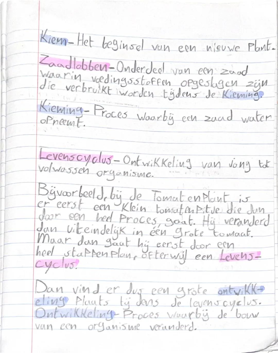 Aantekeningen Toets!!-Bio. Hfd. 1

!1.1!

Een organisme
-Een levend wezen

Organismen zijn:
-Men sen
-dieren
-Planten
-Bacteriën
-Schimmels
