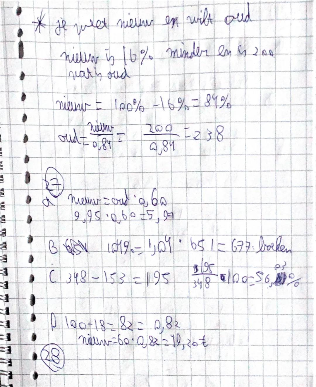* je weet nieuw en wilt and

nieuw is 16% minder en $ 200 $
nat's oud

nieuw = 100%-16%=84%

oud 084- $\frac{200}{2,84} $238

newconda60
9,9