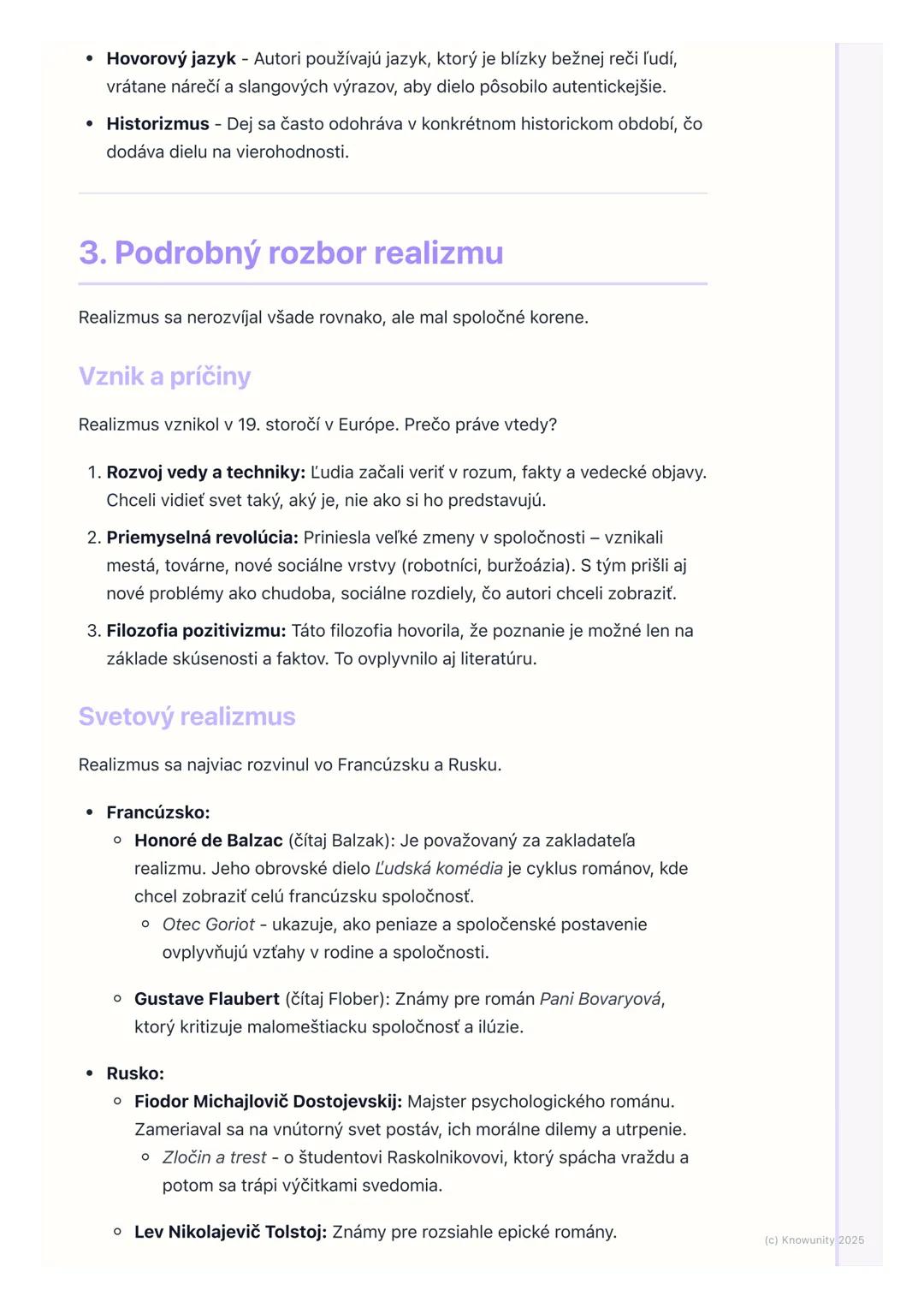 # Realizmus v slovenskej a
svetovej literatúre

1. Úvod do realizmu

Realizmus je dôležitý literárny smer, ktorý sa objavil v polovici 19. s