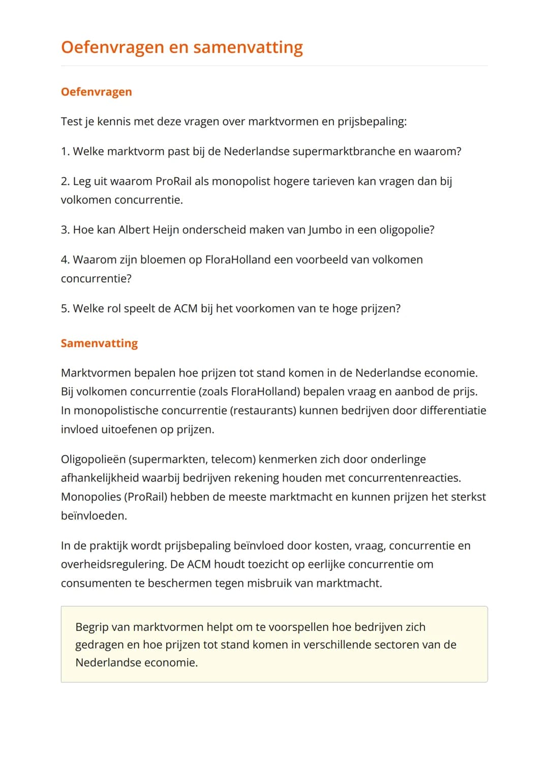 Marktvormen en prijsbepaling in
de Nederlandse economie
Leer de verschillende marktvormen en hoe prijzen worden bepaald
Economie • Grade 10 