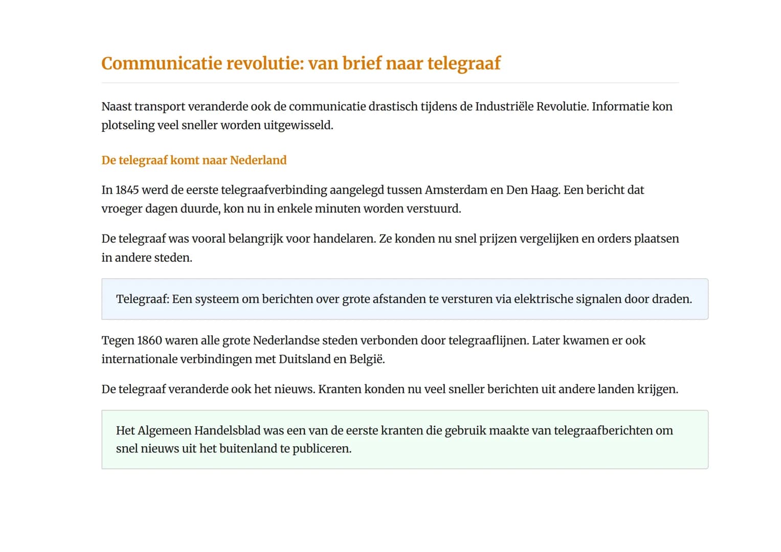 Nederland en de Industriële Revolutie: Opkomst van
industrie en techniek
De transformatie van Nederland tijdens de Industriële Revolutie
Ges