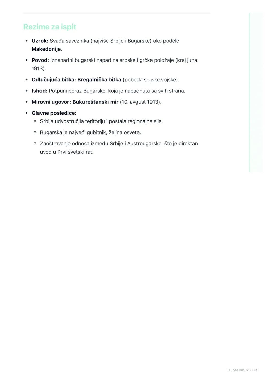 # Drugi balkanski rat

Uvod u sukob medu saveznicima

Nakon pobede u Prvom balkanskom ratu, saveznici (Srbija, Crna Gora, Grčka i
Bugarska) 