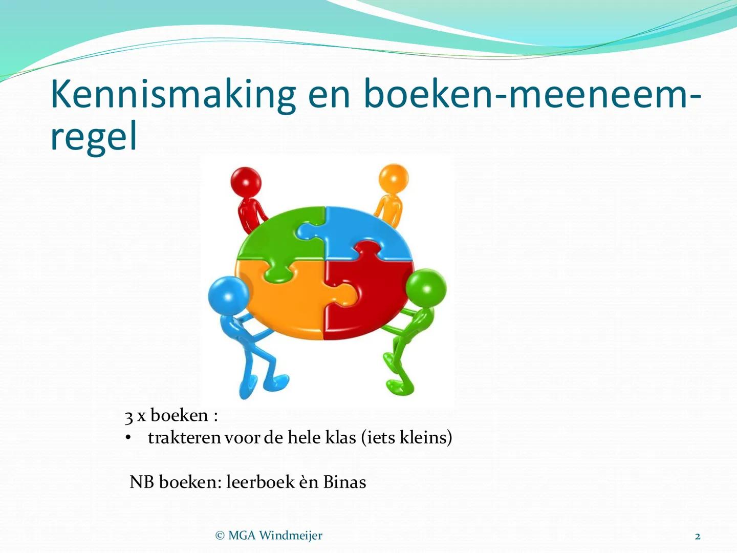 Scheikunde in 3 VBP

To think is to practice brain chemistry

Deepak Chopra

MGA Windmeijer

1 # Kennismaking en boeken-meeneem-
regel

3 x 