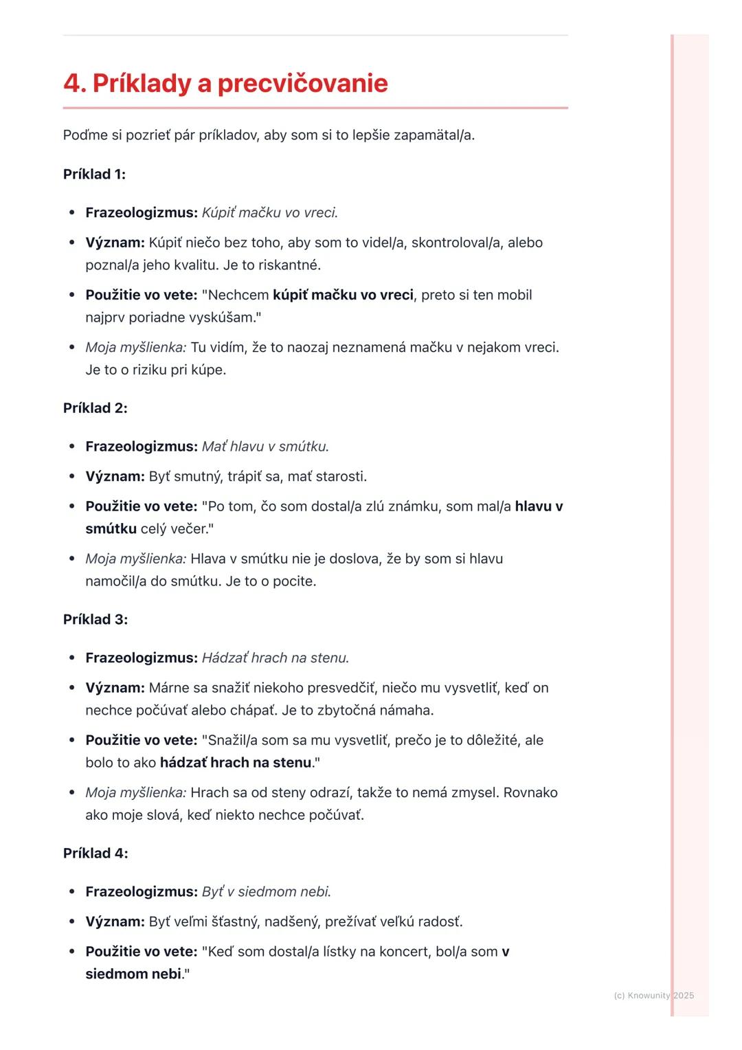 # Frazeologizmy a ustálené
spojenia

# 1. Úvod do frazeologizmov a ustálených
spojení

Ahoj! Dnes si robím poznámky k frazeologizmom a ustál