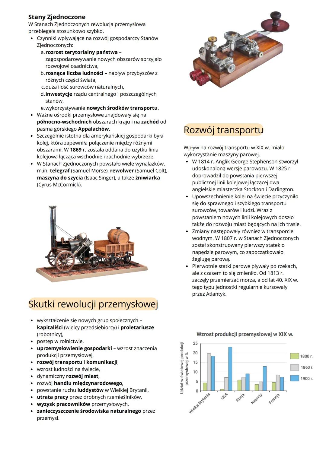 # REWOLUCJA PRZEMYSŁOWA

## Przyczyny rewolucji przemysłowej

- zmiany w rolnictwie na skutek rewolucji agrarnej,
- wzrost liczby ludności n