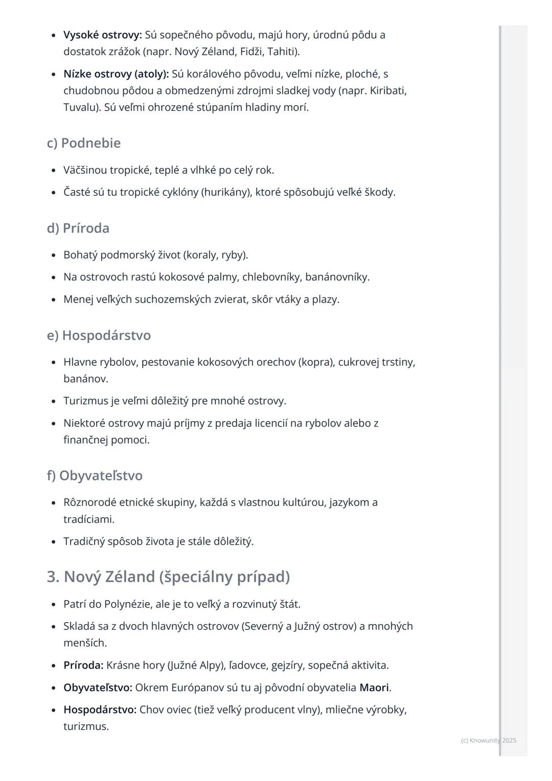 # Austrália a Oceánia

Prehľad / Úvod

Takže, dnes si prejdeme Austráliu a Oceániu. Je to veľmi zaujímavá časť sveta,
lebo je taká iná ako v