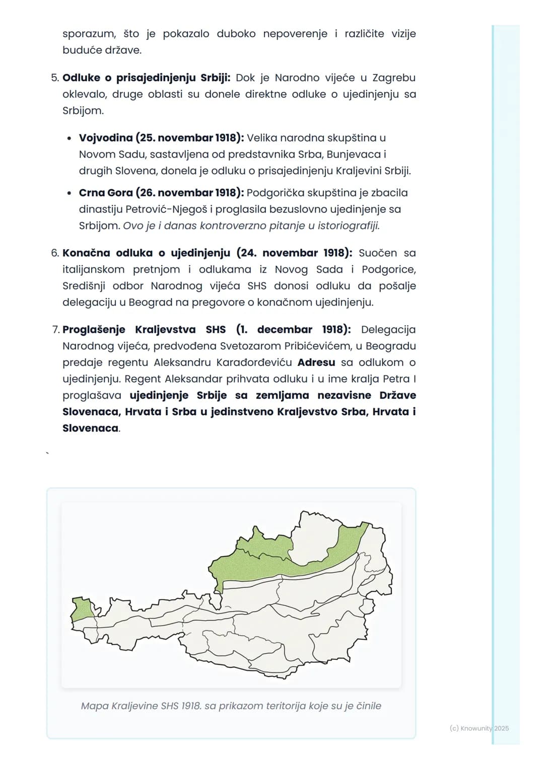 # Stvaranje Kraljevine SHS

Uvod i kontekst

Stvaranje zajedničke države Južnih Slovena je ideja koja se razvijala
tokom 19. veka, ali je te
