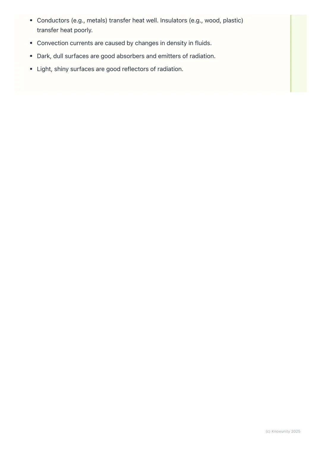 # Methods of Heat Transfer

An introduction to how heat moves

Heat is a form of energy that always flows from a hotter place to a colder
pl