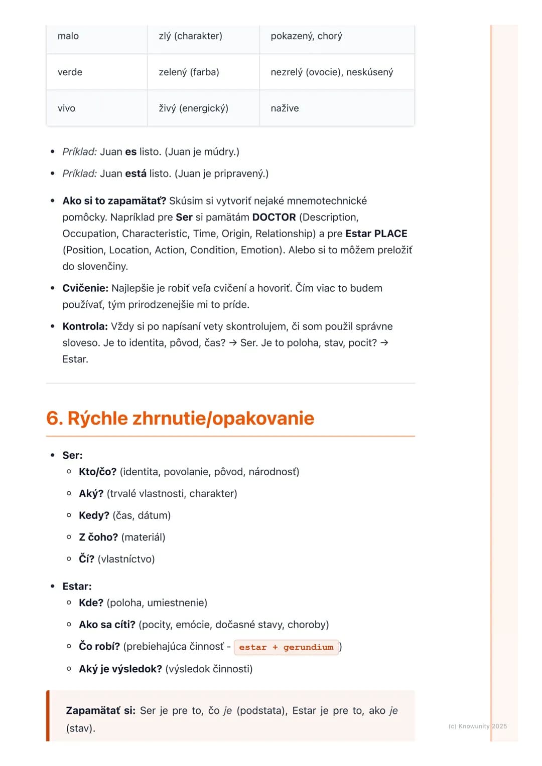 # Slovesá Ser a Estar

1. Prehľad/úvod

Ahojte! Dnes si prejdeme veľmi dôležitú tému v španielčine, ktorá nám
Slovákom robí často problémy r