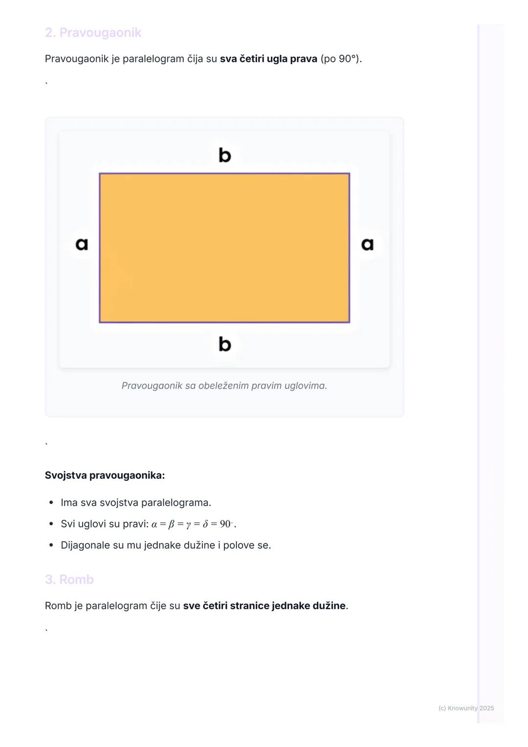 # Četvorougao

Uvod u četvorouglove

Četvorougao je geometrijska figura u ravni koja ima četiri stranice i četiri
temena (ugla). To je zatvo
