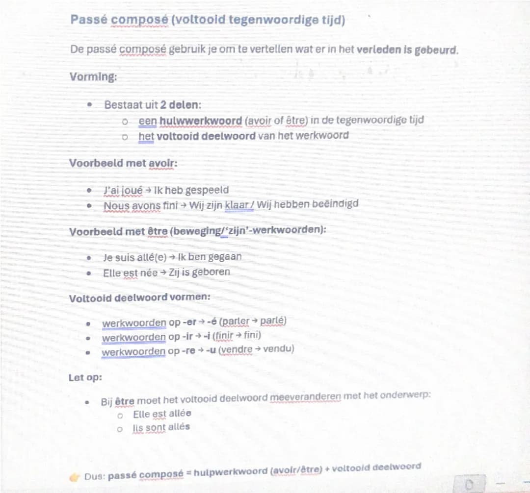 Passé compose fr 