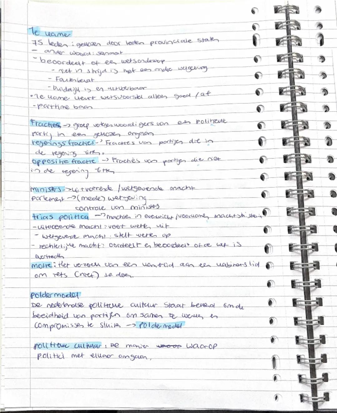 ## Maatschappijleer

### Hoofdstuk 3

Politiek → gaat over mazen ucuze's waarom alle
burgers in een staat zijn gebonden.
Politici nemen besl