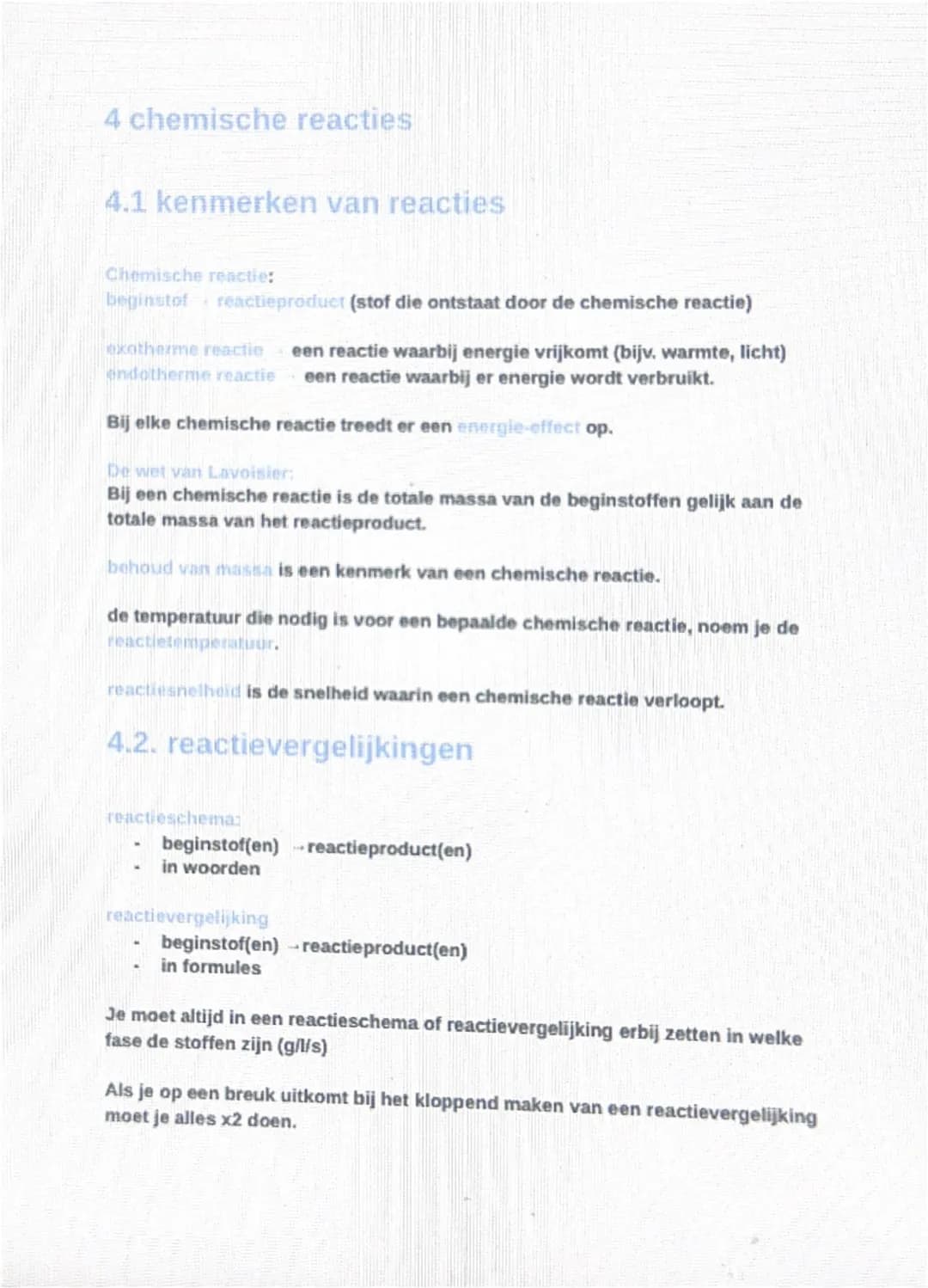Chemische reacties
