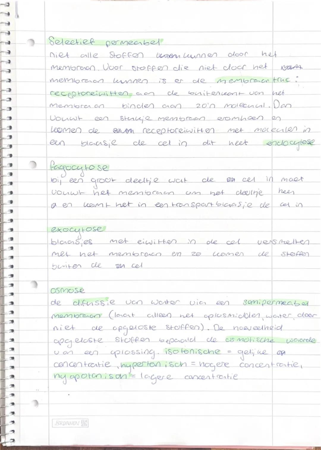 2.3

Cei membraam

buitenste laag cel, bestaat uit fosfolipiden
De Staarten ligges naor ellecar toe en
vormen een hydrofobe, apolaire (water