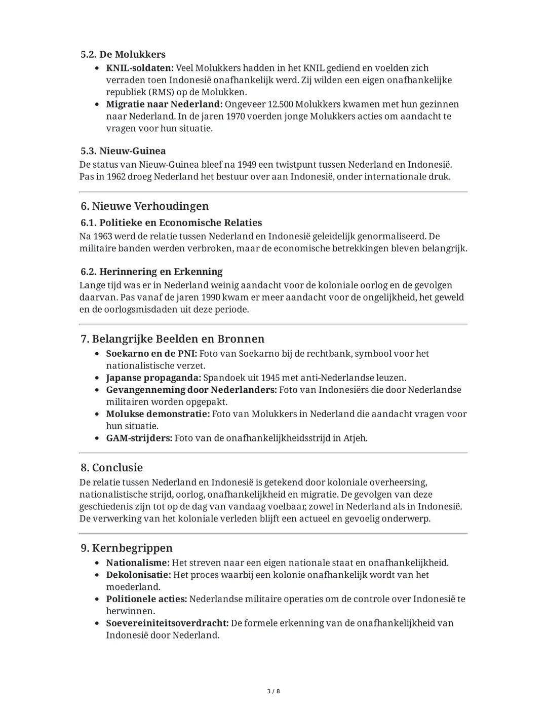 # Samenvatting: Nederland en Indonesië - Van Kolonisatie tot
# Onafhankelijkheid

Deze samenvatting behandelt de relatie tussen Nederland en