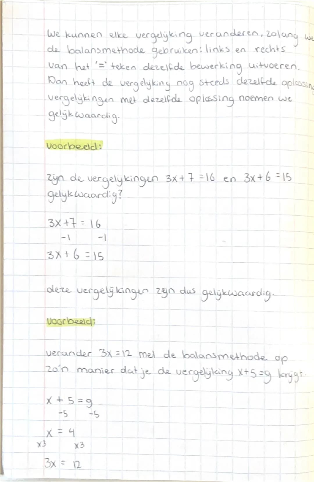 # Lineaire vergelykingen

In een lineaire vergelyking staat altyd een
Variable.

↓
een vergelyking met één
of meer variabelen zonder machten