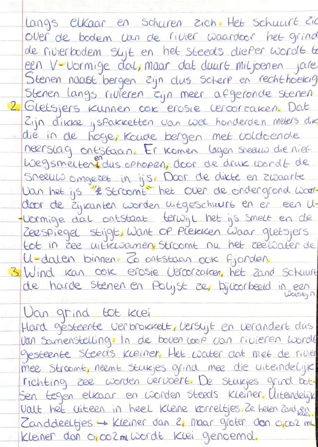 3 samenvattino

Hoofdstuk 1 Paragraaf 3
Gesteente wordt verplaatst

Leer doelen:
- Je weet wat massabewegingen zijn.
- Je begrijpt welke rol