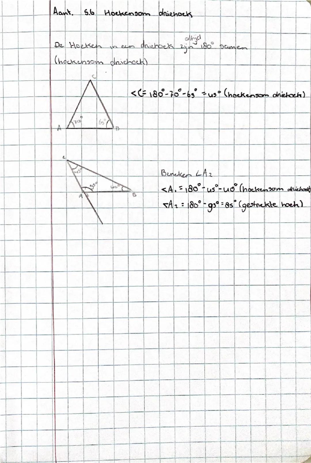 # Hoofdstuk 5

**5.1 lijnen, lijnstuk, en halve lijn**

lijnstuk:  heeft 2 eindpunten

halve lijn: heeft 1 eindpunt

lijn: heeft 0 eindpunte