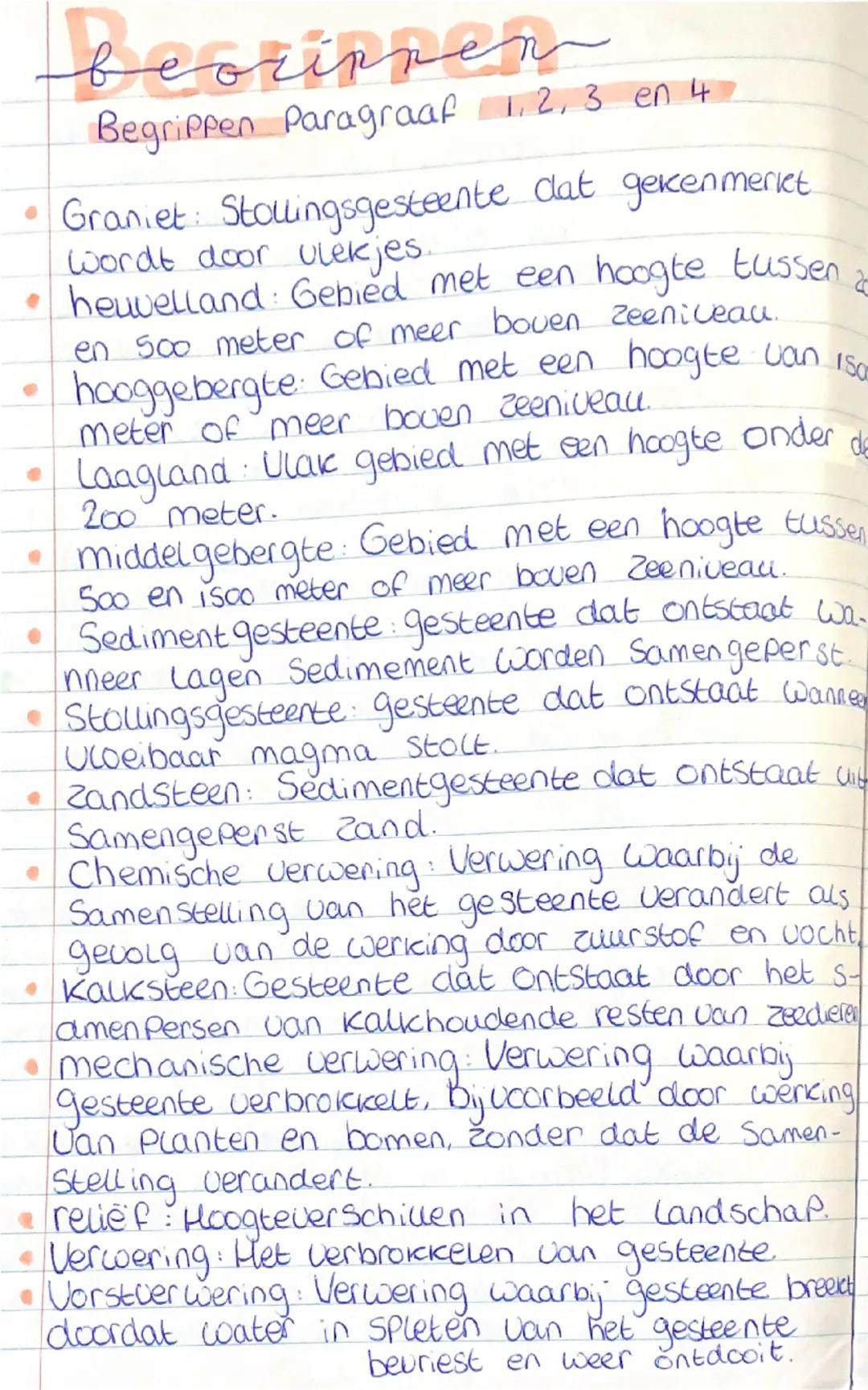 Begrippen hfdstuk 1,2,3 en 4 Ak VWO2 