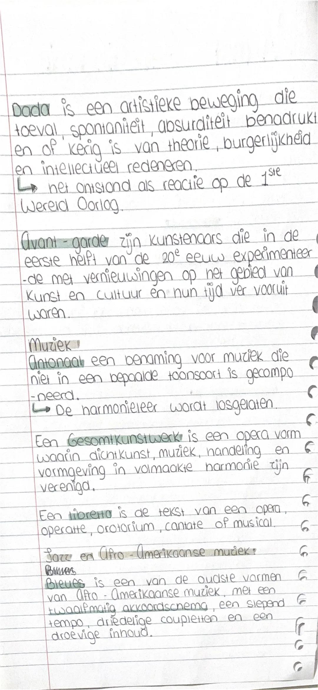 # Kunst Geschiedenis

hoofdstuk 8
§1 expressie

Kunst waarin de werkelijkneid niet op een
herkanbare manier wordt gerepresenteerd
noem je ab