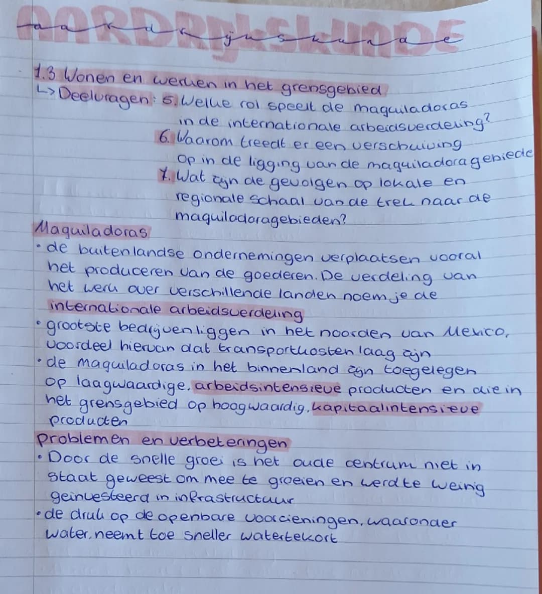 Aardrijkskunde Arm en Rijk hoofdstuk 1.3
