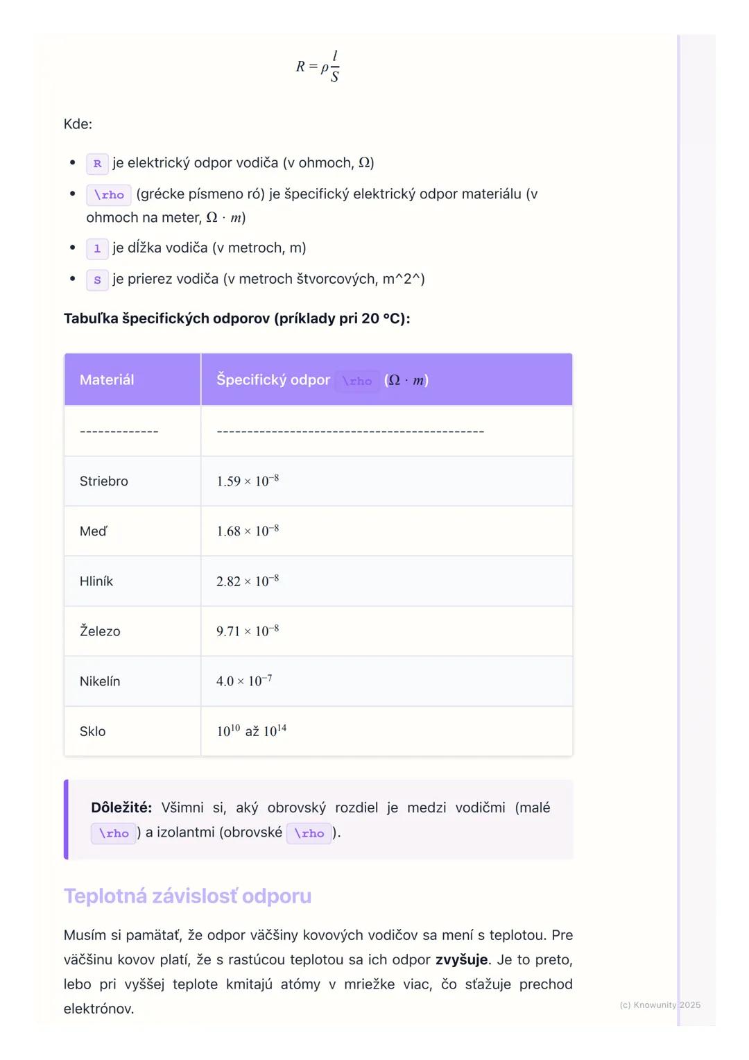 # Ohmov zákon a elektrický
odpor

1. Prehľad a úvod

Dnes sa pozrieme na Ohmov zákon a elektrický odpor, čo sú úplne základné
veci pre pocho