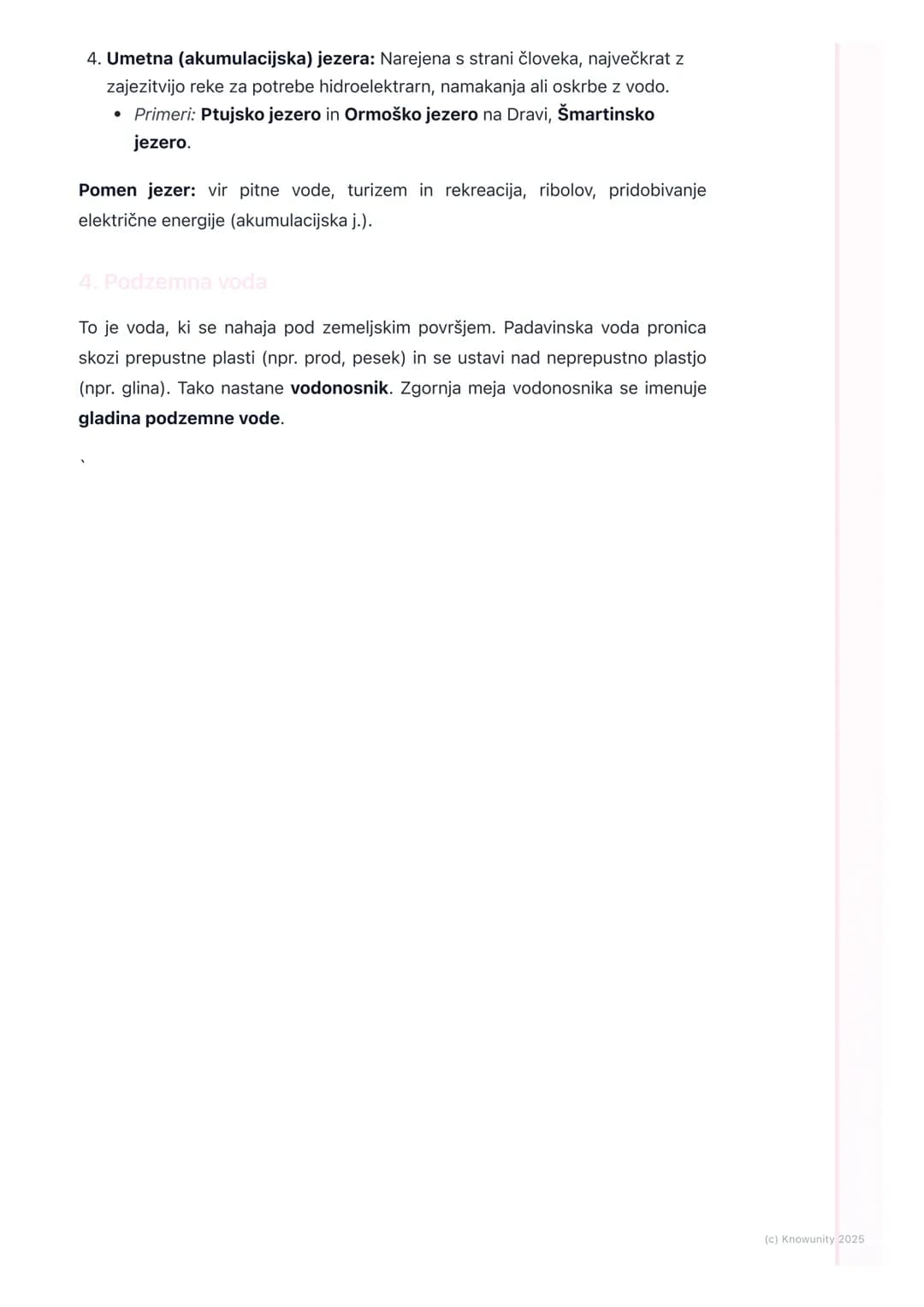 # Celinske vode

Uvod v celinske vode

Celinske vode so vse vode, ki se nahajajo na kopnem. Čeprav predstavljajo le
majhen del vse vode na Z