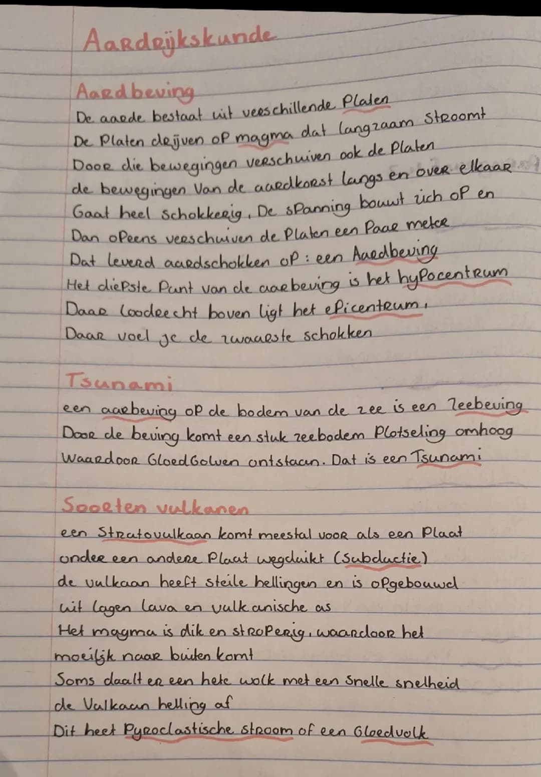 Aardrijkskunde alles over aardbevingen,tsunami en vulkanen