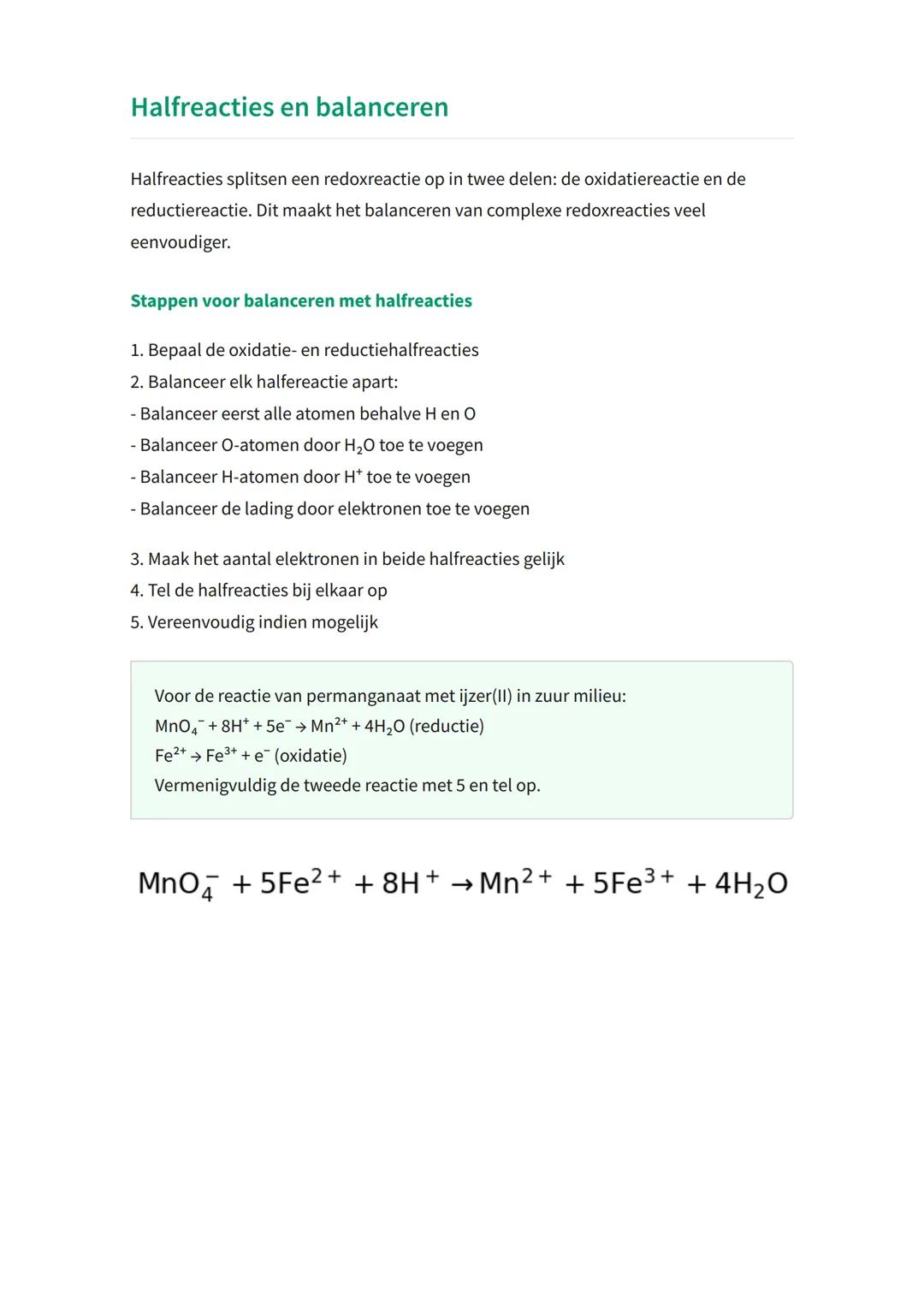 Elektrochemie: Redoxreacties en
halfreacties
Begrijpen van redoxreacties, halfreacties en elektrochemische cellen
Scheikunde Grade 12 Nether