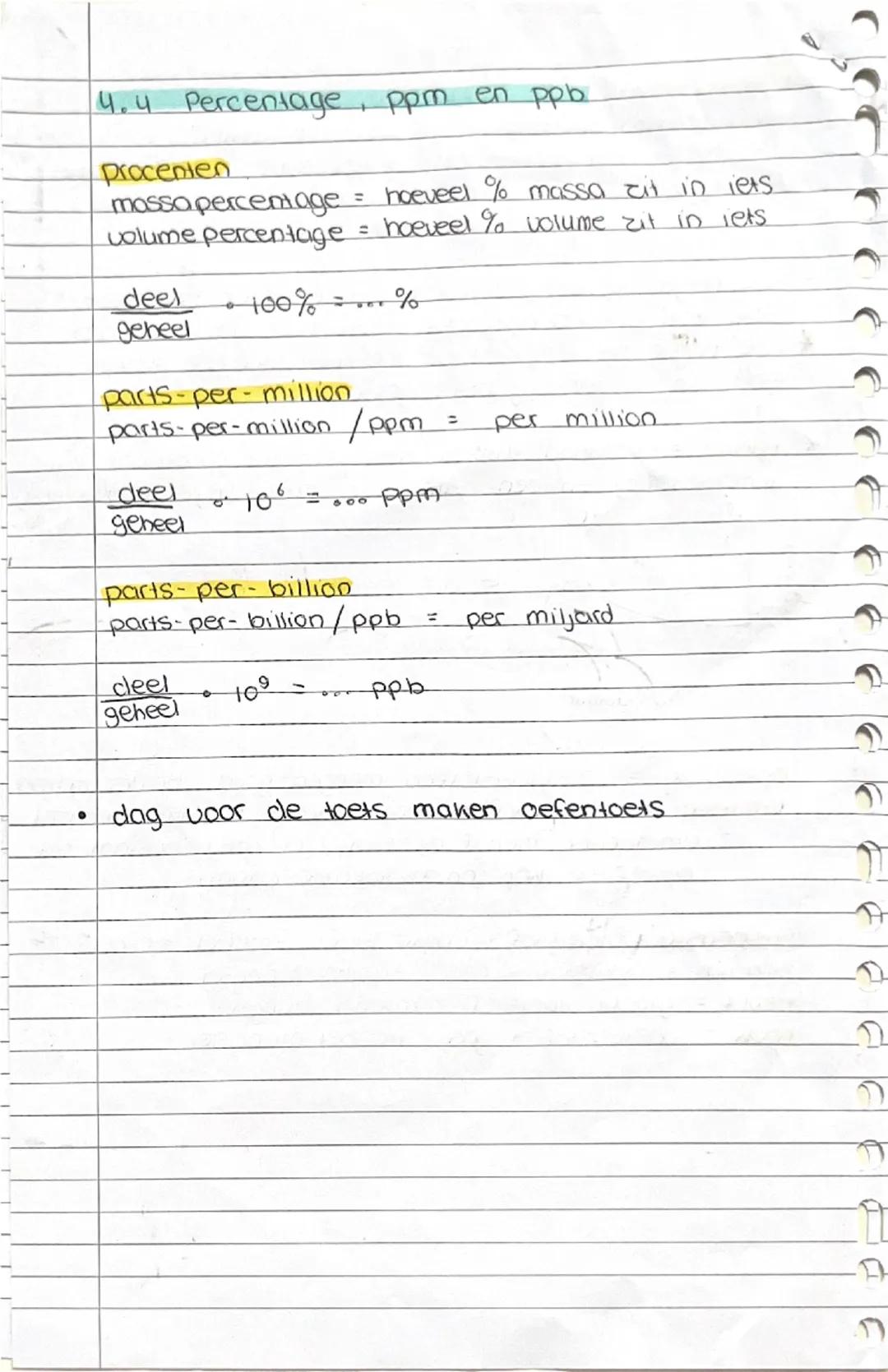 ## Scheikunde

### 4.1 Vanderwaalsbinding

- van der waals kracht = stoffen trekken elkaar aan in vaste en vloeibare fase.
- Vanderwaalsbind