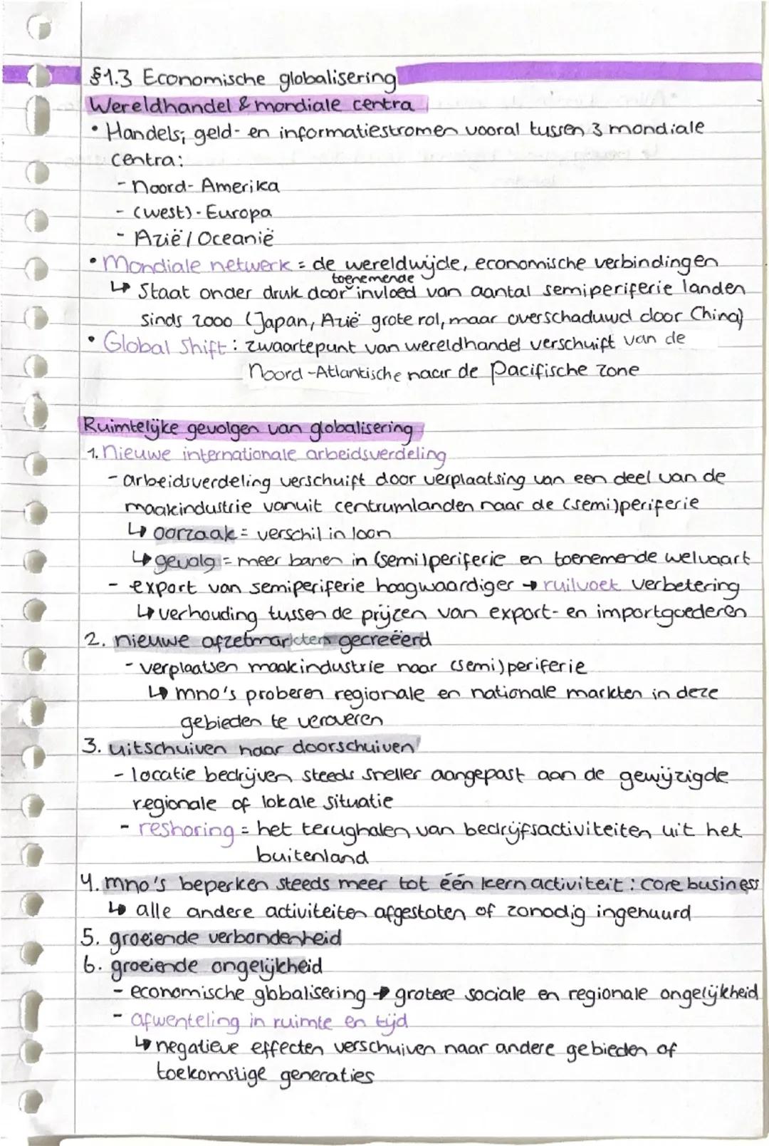havo S
# WERELD
## globalisering

H1
§1.1 Globalisering: one world?
Globalisering

• Globalisering het proces waarbij de verwevenheid tussen