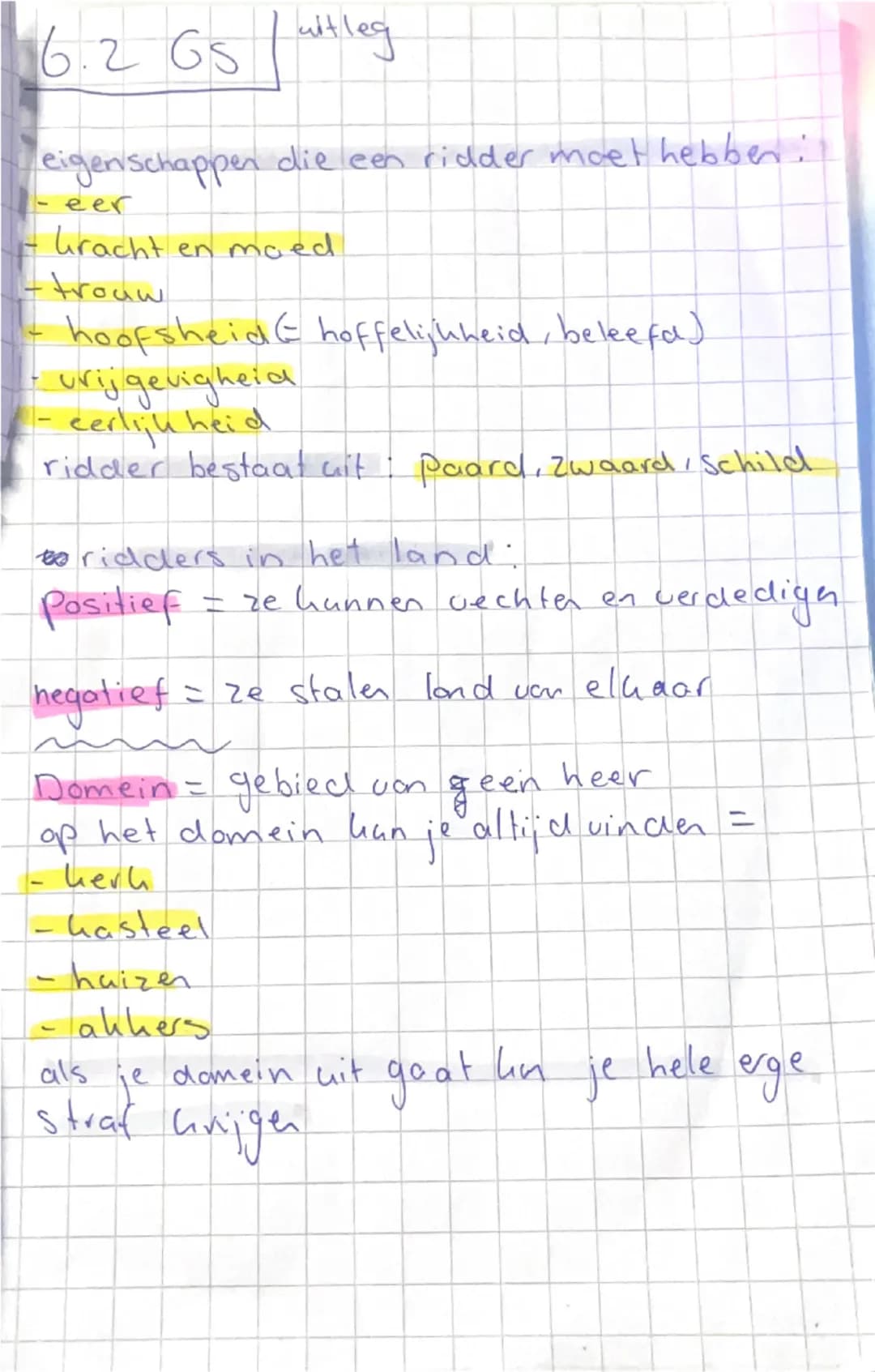 Geschiedenis havo één
