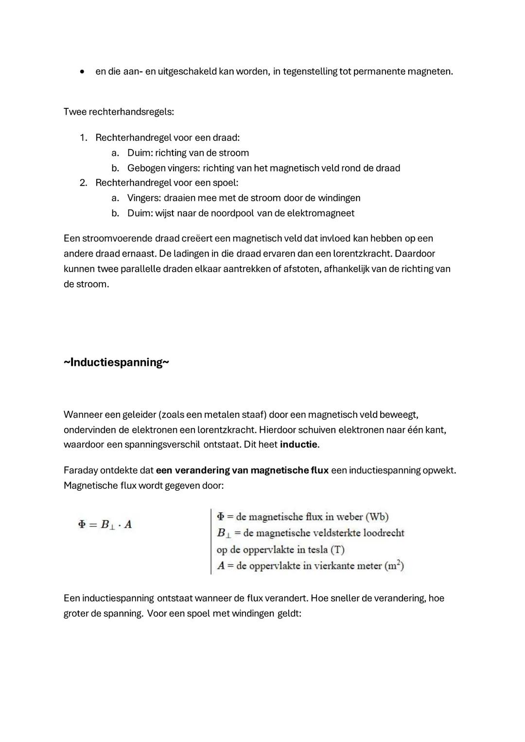 # Natuurkunde Magnetisme

~Voorkennis~

Elektriciteit:

$P=U \cdot I = \frac{E}{t}$ en $U=I \cdot R$

Krachten:

$F=m \cdot g$

$W=F \cdot s