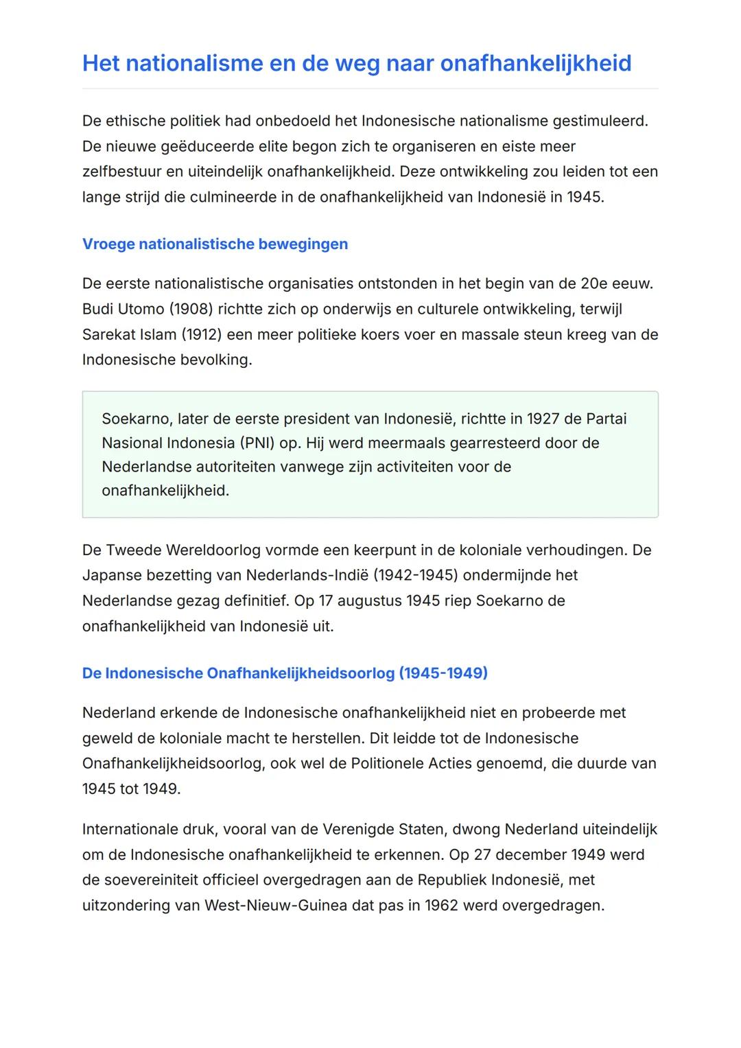 Nederland en de Wereld:
Kolonialisme en Nederlands-Indië
(19e-20e eeuw)
De Nederlandse koloniale geschiedenis en relatie met Indonesië
Gesch