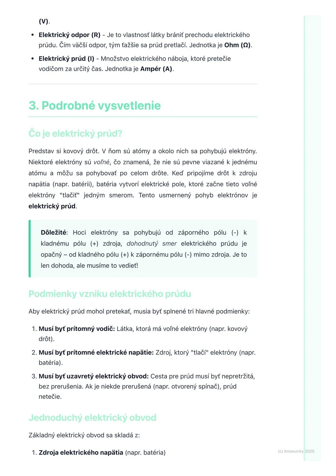 # Elektrický prúd a elektrický
obvod

1. Prehľad / Úvod

Ahojte! Dnes si prejdeme dôležitú tému z fyziky elektrický prúd a
elektrický obvod.