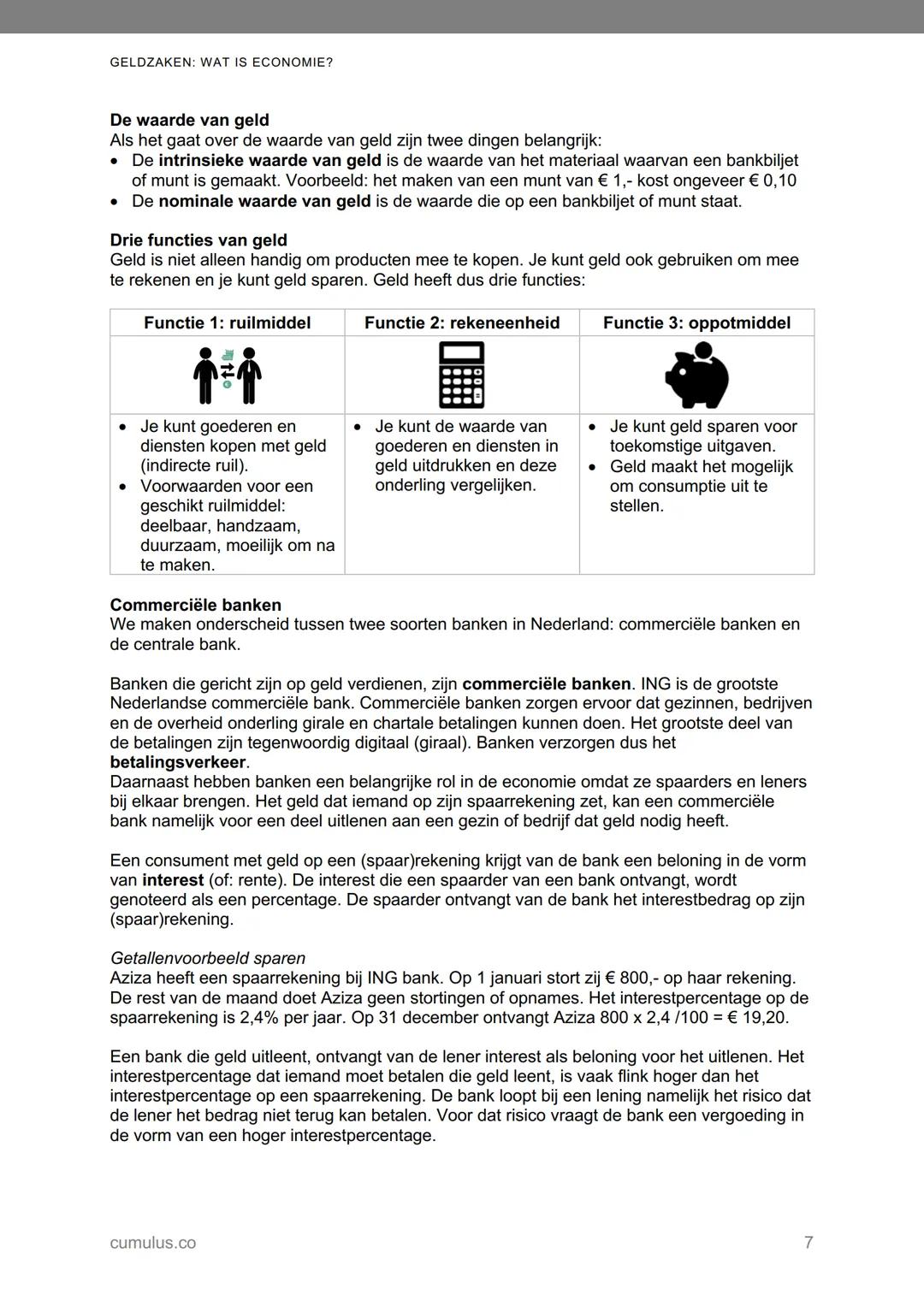 # GELDZAKEN: WAT IS ECONOMIE?

THEORIE

# Wat is economie?

'De economie' is vaak in het nieuws. Online krantenkoppen als: "Uitgaven consume
