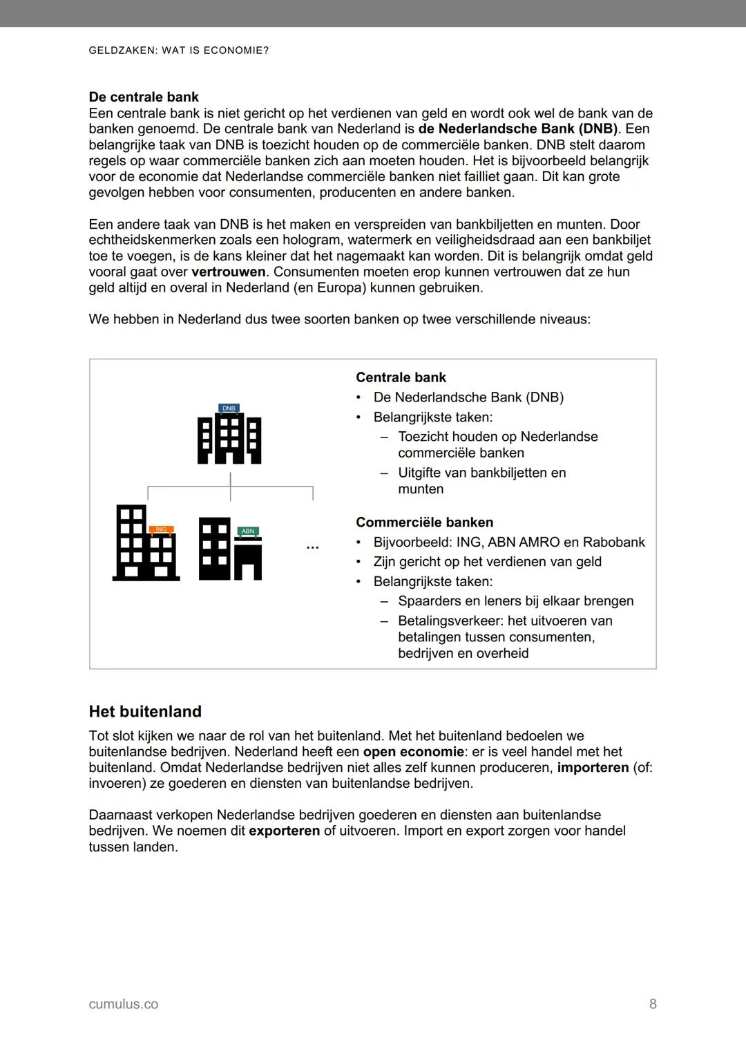 # GELDZAKEN: WAT IS ECONOMIE?

THEORIE

# Wat is economie?

'De economie' is vaak in het nieuws. Online krantenkoppen als: "Uitgaven consume