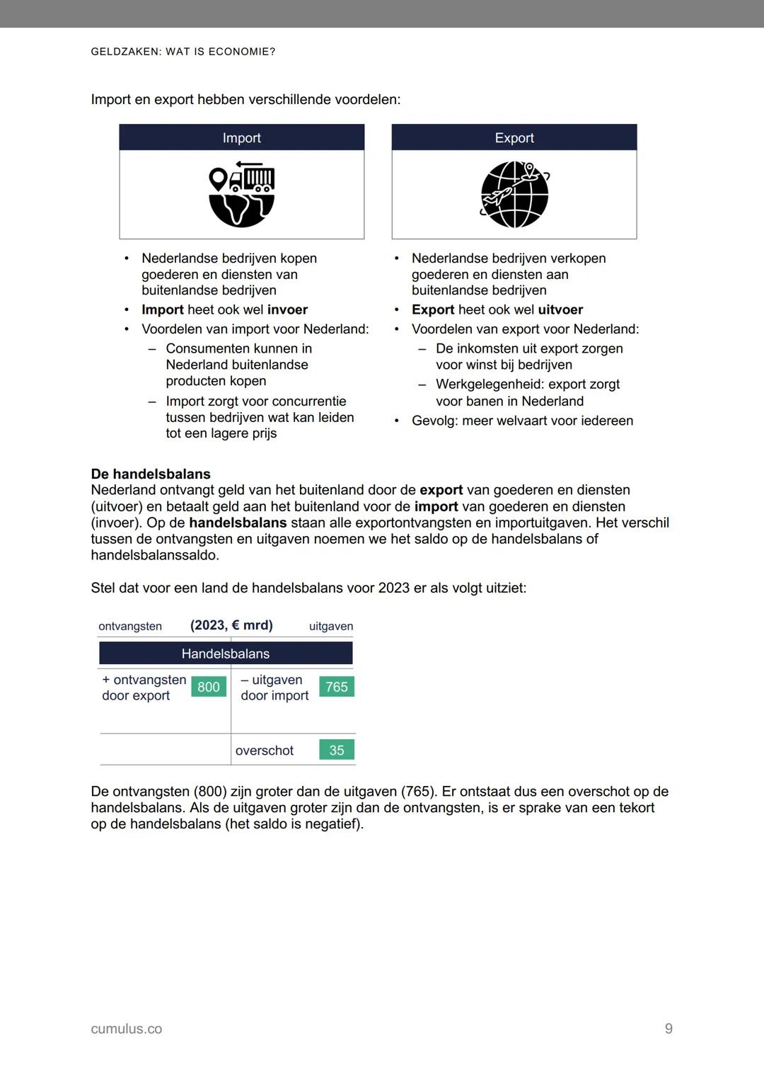 # GELDZAKEN: WAT IS ECONOMIE?

THEORIE

# Wat is economie?

'De economie' is vaak in het nieuws. Online krantenkoppen als: "Uitgaven consume