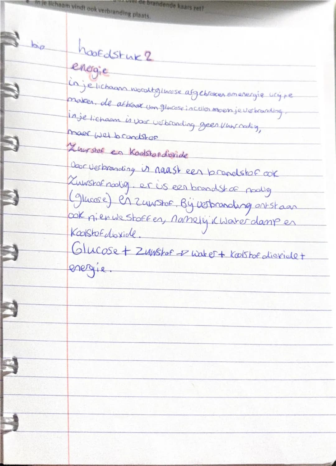 Hoofdstuk 2 biologie 