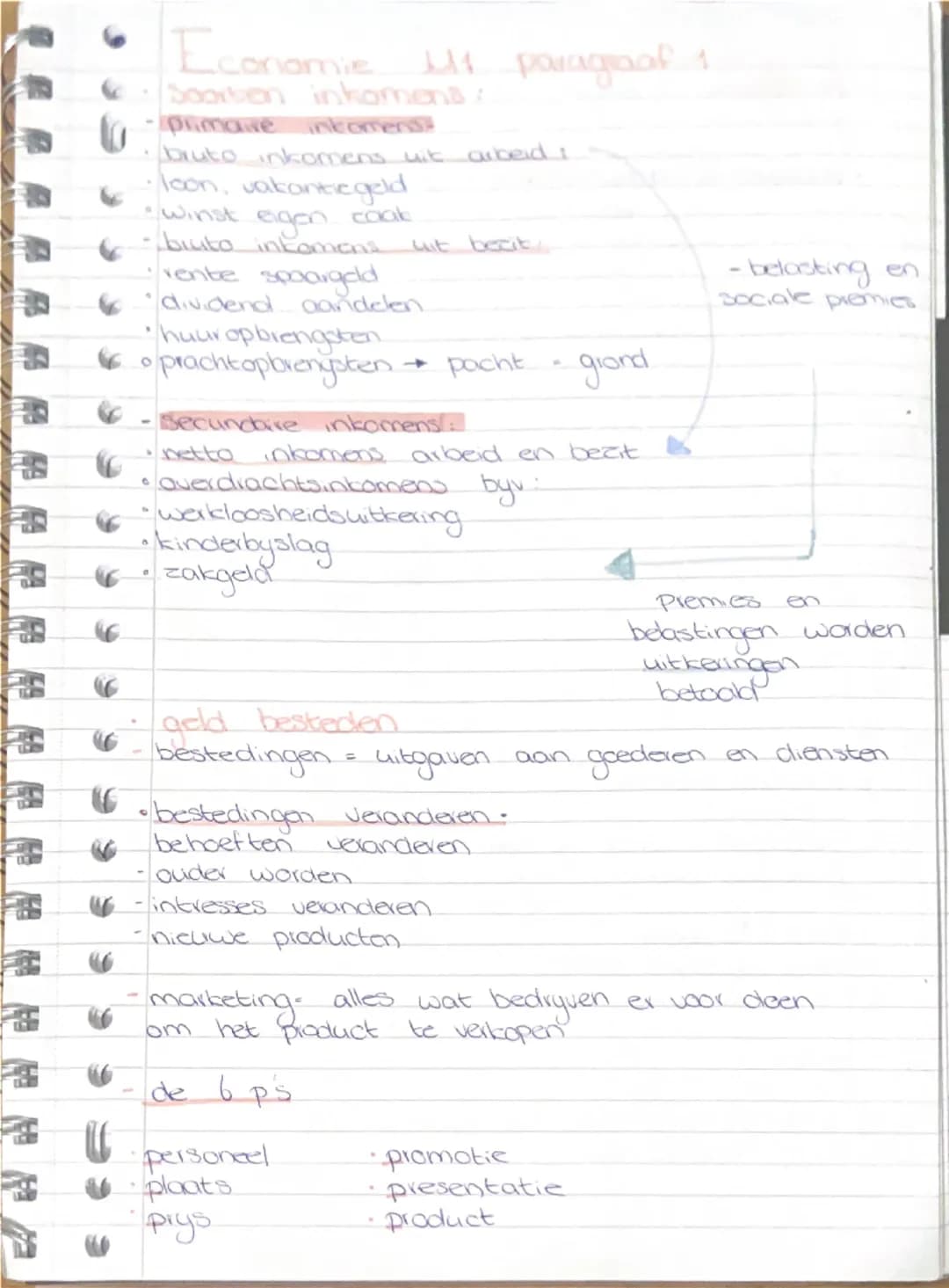 Economie mavo 4 H1 pincode 